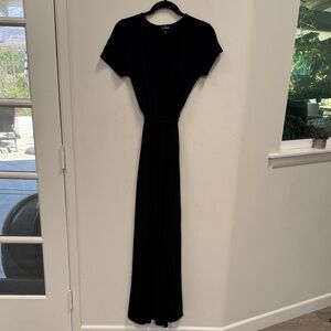 Lulu's Elegant Black Maxi Dress